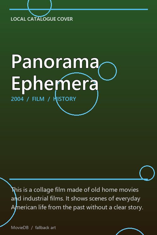 Panorama Ephemera poster