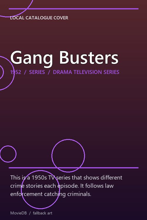 Gang Busters poster