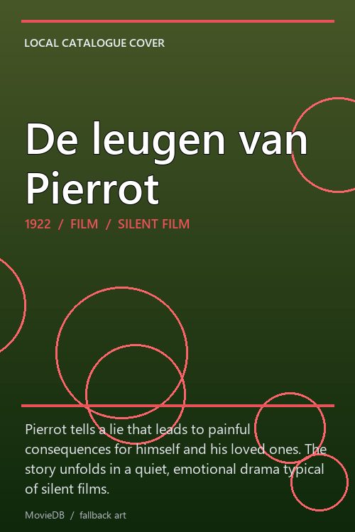 De leugen van Pierrot poster