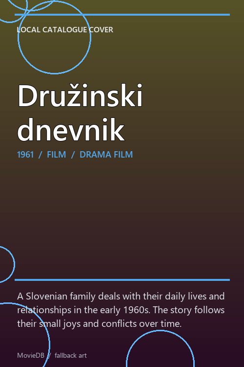 Družinski dnevnik poster
