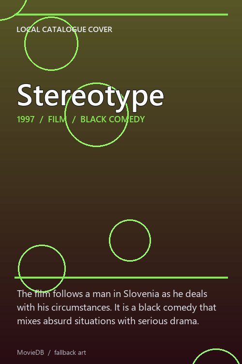 Stereotype poster