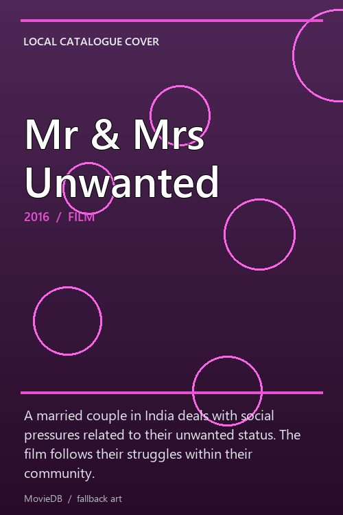 Mr & Mrs Unwanted poster