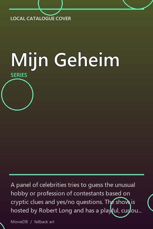 Mijn Geheim poster