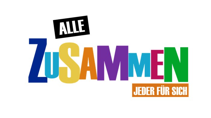 Alle zusammen – jeder für sich poster