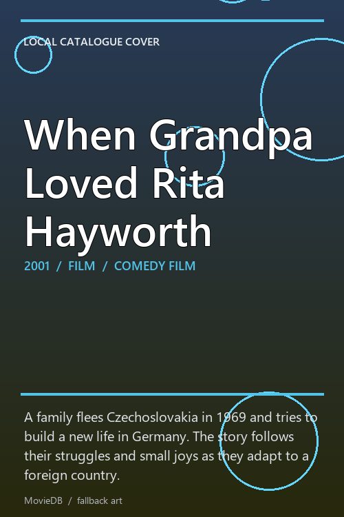 When Grandpa Loved Rita Hayworth poster