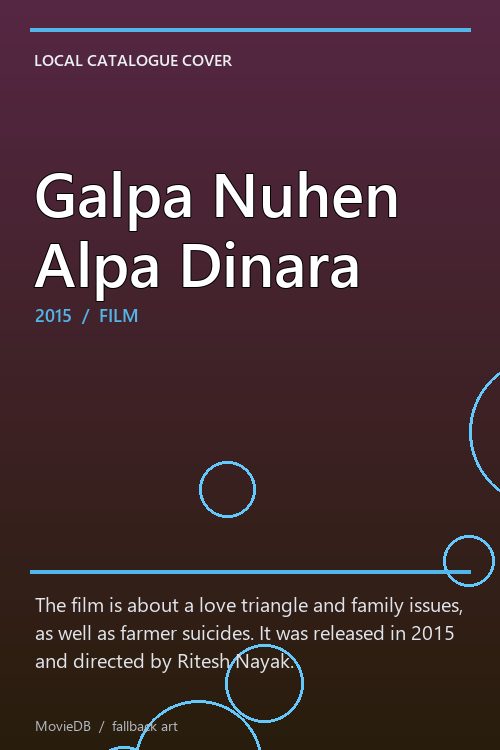 Galpa Nuhen Alpa Dinara poster