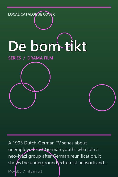 De bom tikt poster