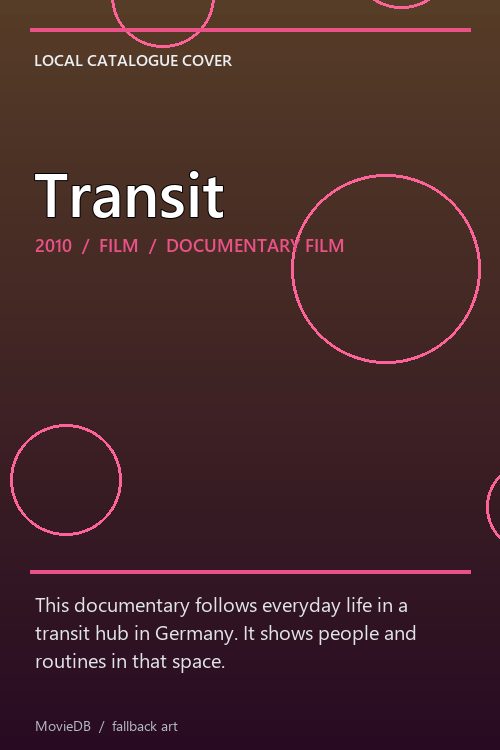 Transit poster