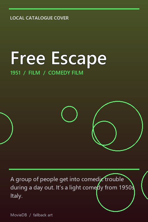 Free Escape poster