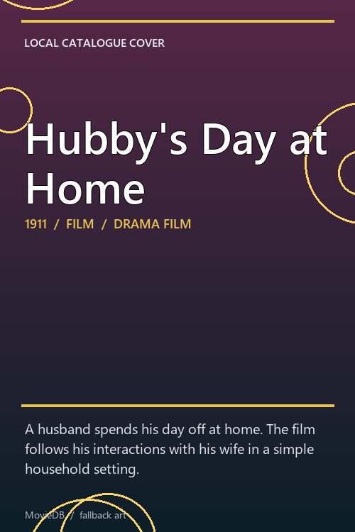 Hubby's Day at Home poster