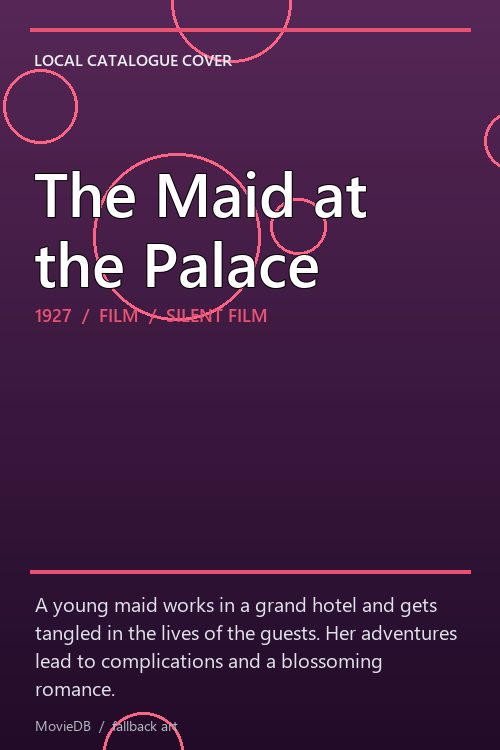 The Maid at the Palace poster