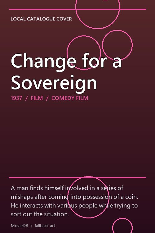 Change for a Sovereign poster