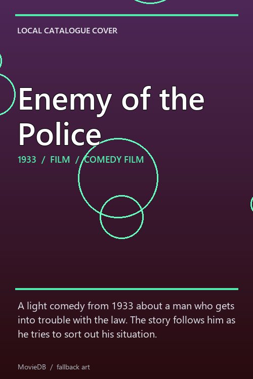 Enemy of the Police poster