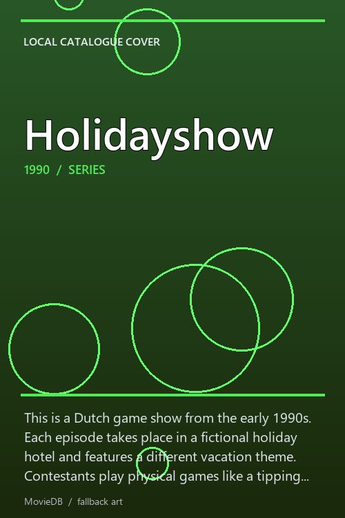 Holidayshow poster