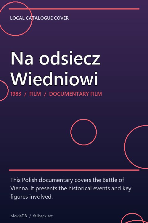 Na odsiecz Wiedniowi poster