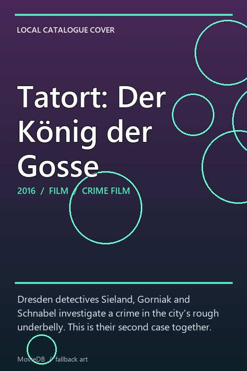 Tatort: Der König der Gosse poster