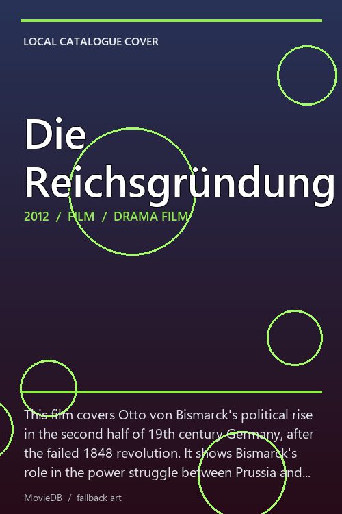 Die Reichsgründung poster