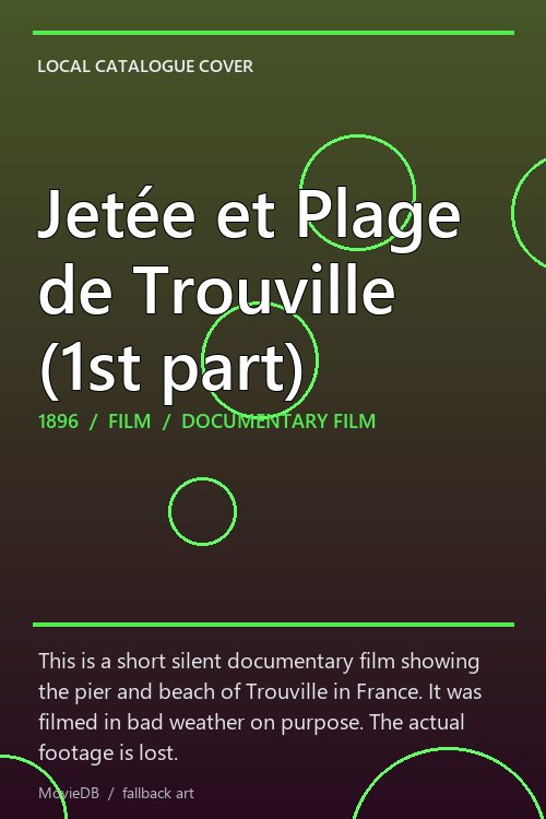 Jetée et Plage de Trouville (1st part) poster