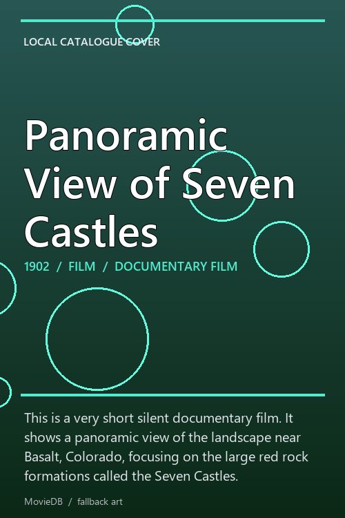 Panoramic View of Seven Castles poster