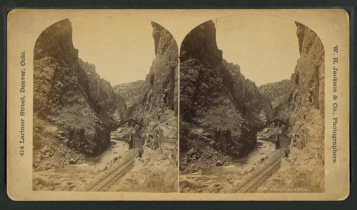 Train in Royal Gorge poster