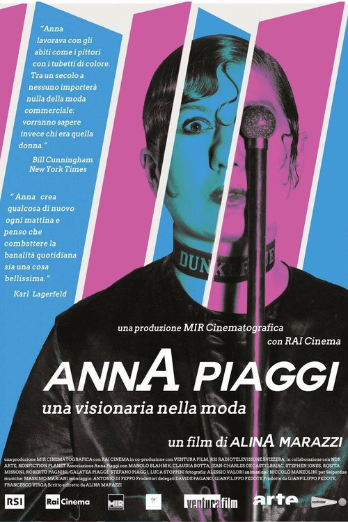 Anna Piaggi, una visionaria della moda poster