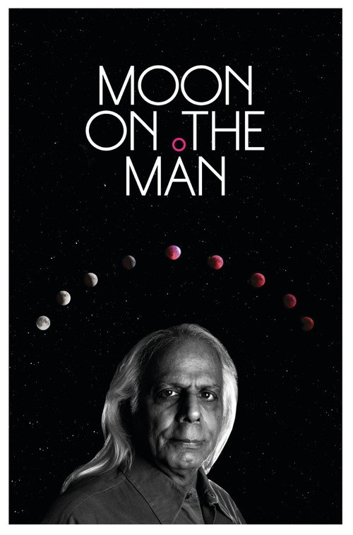 Moon on the man poster