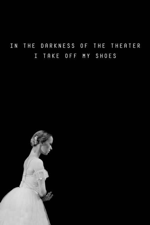 In The Darkness of the Theater I Take off my Shoes poster