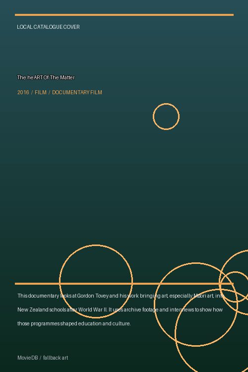 The heART Of The Matter poster
