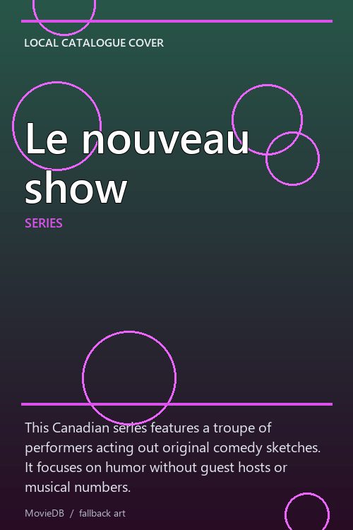 Le nouveau show poster