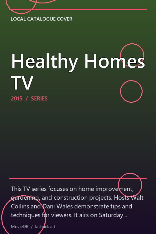 Healthy Homes TV poster