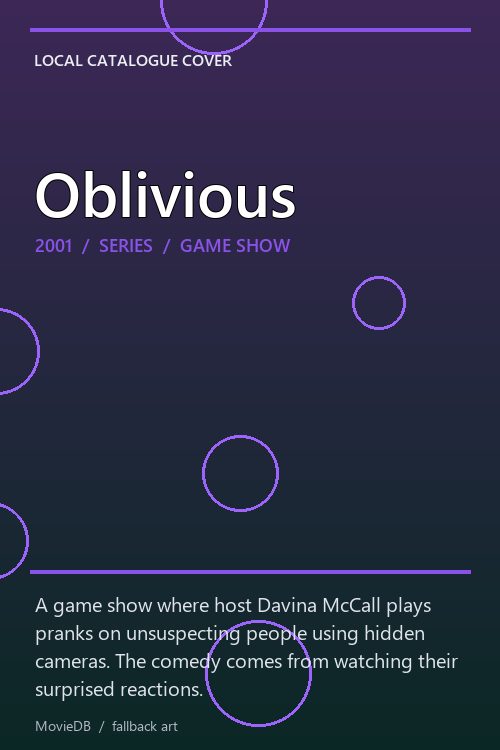 Oblivious poster