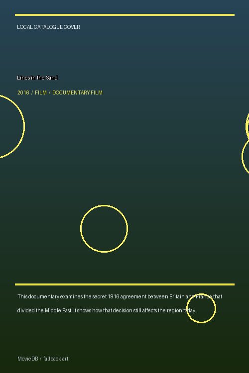 Lines in the Sand poster