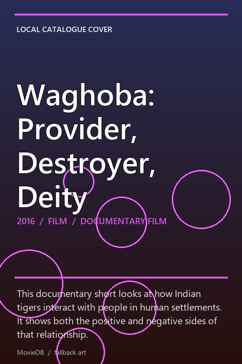Waghoba: Provider, Destroyer, Deity poster