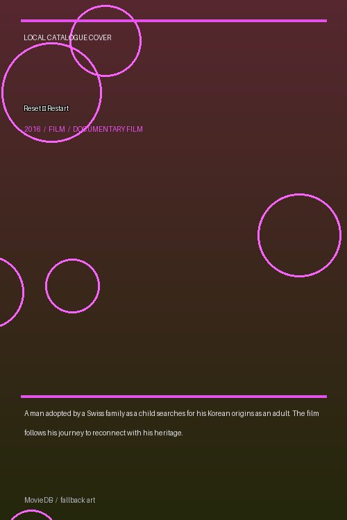 Reset – Restart poster