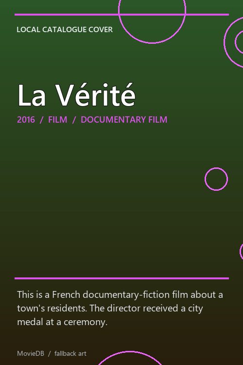 La Vérité poster