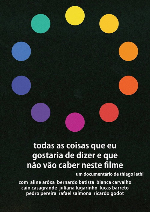 All the Things I Would Like to Say and That Will Not Fit in This Movie poster