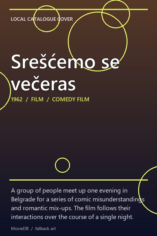 Srešćemo se večeras poster