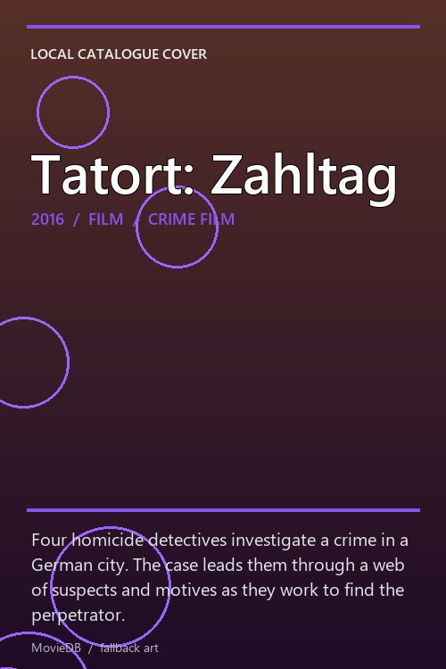 Tatort: Zahltag poster