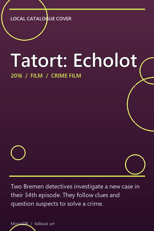 Tatort: Echolot poster