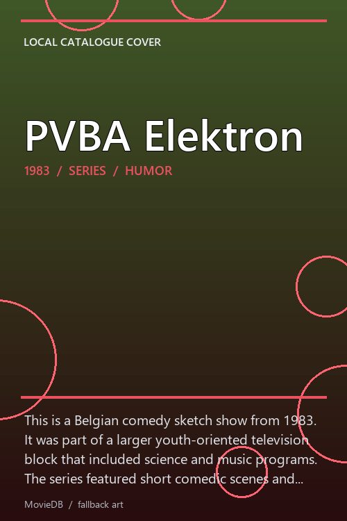 PVBA Elektron poster