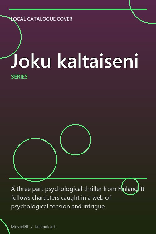 Joku kaltaiseni poster