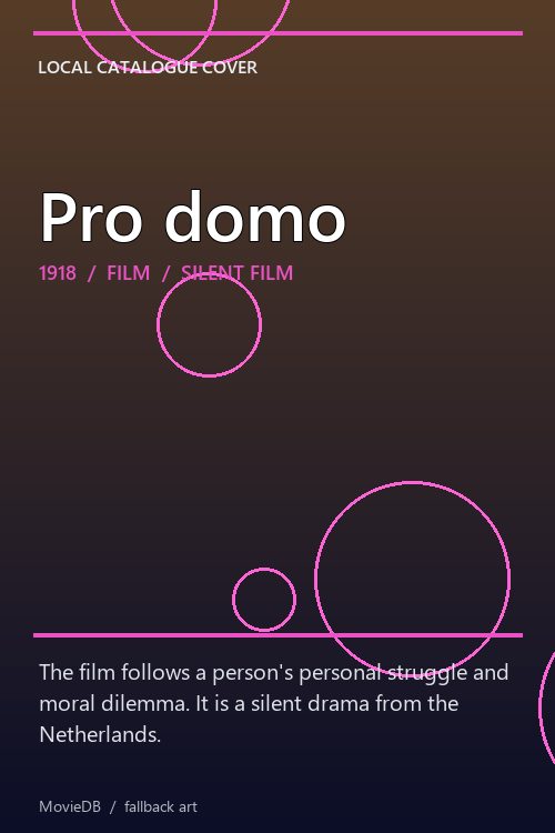 Pro domo poster