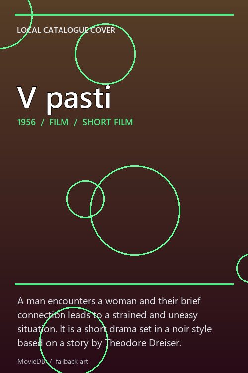 V pasti poster