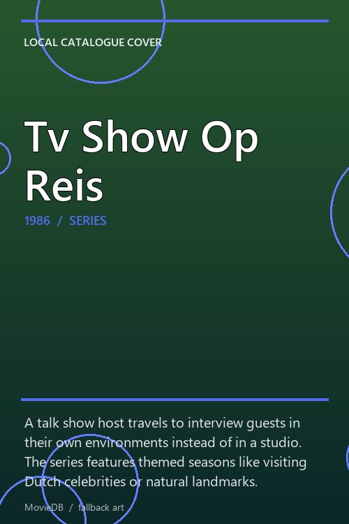 Tv Show Op Reis poster