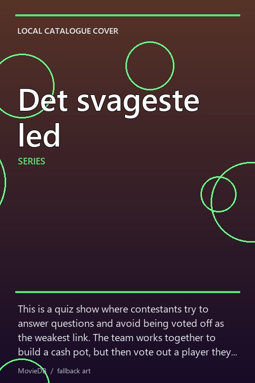 Det svageste led poster
