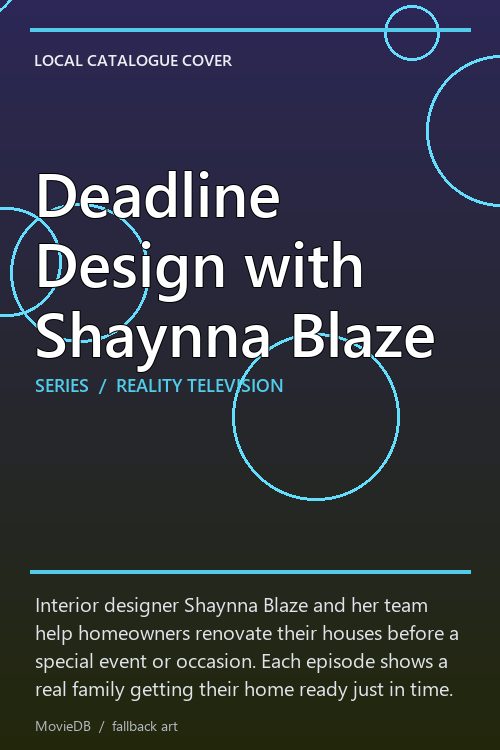 Deadline Design with Shaynna Blaze poster