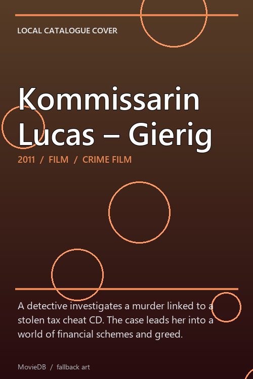 Kommissarin Lucas – Gierig poster