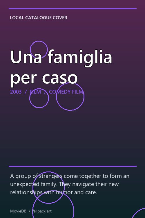 Una famiglia per caso poster