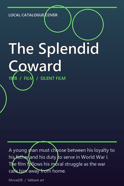 The Splendid Coward poster