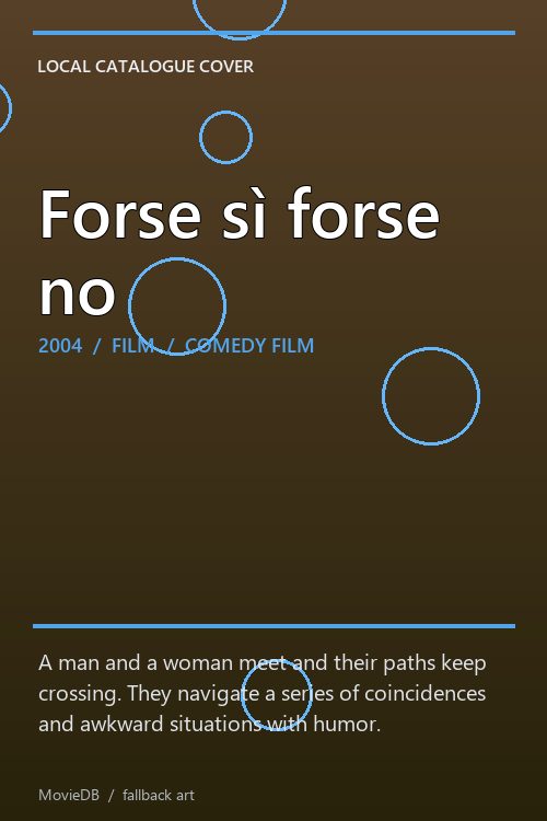 Forse sì forse no poster